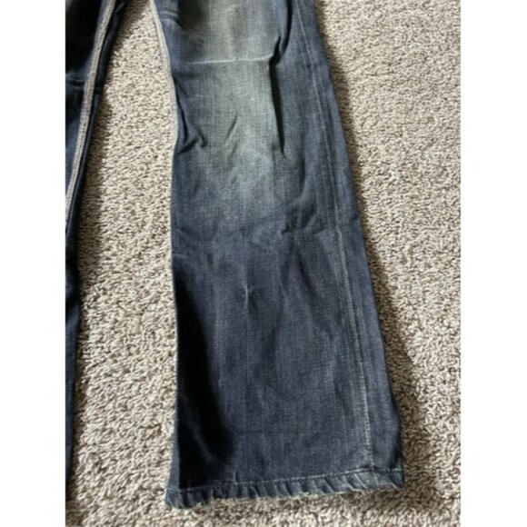 SYN Jeans Mens Blue Prankster Straight Pockets Size 40W X 34L Cotton Button Fly - Picture 3 of 16